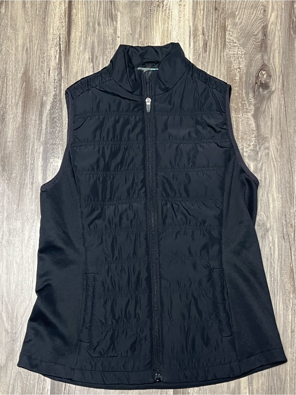 PGA Tour Black Zip Vest